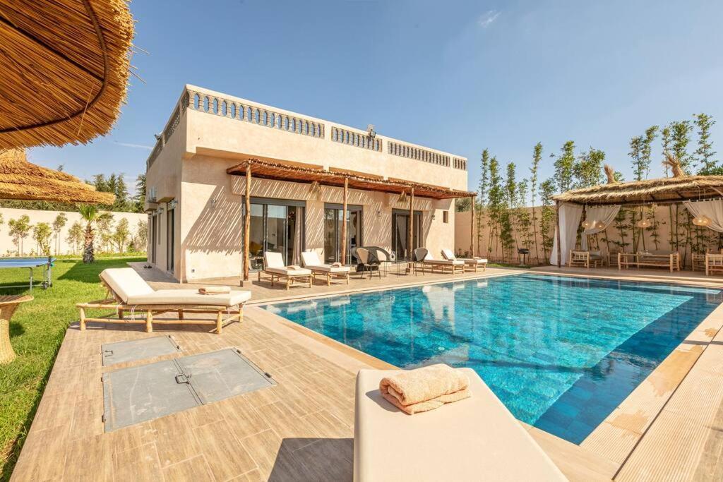 Villa Leila,Piscine , Grand Jardin, Jeux , Cuisiniere Marraquexe Exterior foto